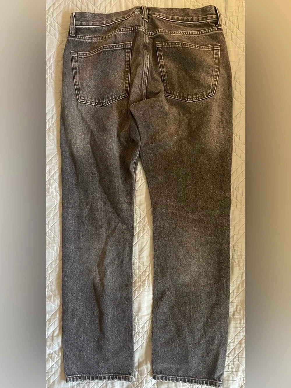 J CREW 770M Straight-fit jean in faded black Wash Size 31/30 $168 CQ158
